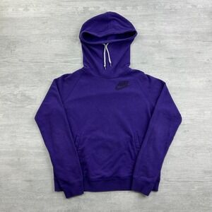 Nike Sweatshirt Size Medium Purple Hoodie Logo Pull Over Logo 574414-547